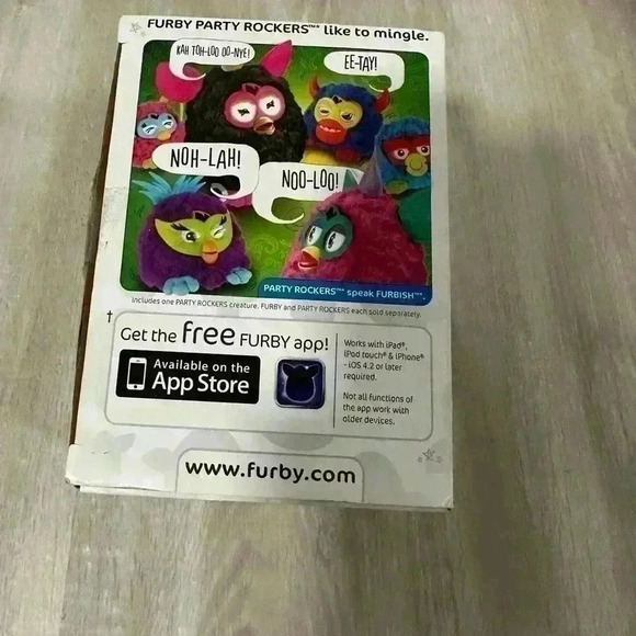 FURBY PARTY ROCKERS LIGHT BLUE IN ORIGINAL BOX - Picture 7 of 7